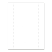 4-1/4" x 6" blank Agenda Paper Inserts for events