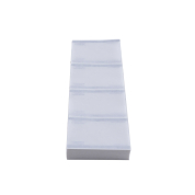 3-3/4" x 3" Clear Adhesive Labels for thermal printers