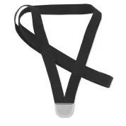biodegradable black lanyard with no twist clip