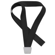 black conference lanyard with no twist clip
