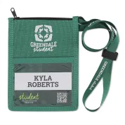 customized around the neck wallet