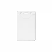  ID badge holder with slip in ID pocket 