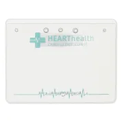 4 x 3 reusable and recyclable magnetic name badge holder with custom imprint for events