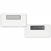 3"x1.5" name tag holder made with 38% thicker material and stronger edge welds