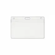 4"x2.5" name tag holder made with 38% thicker material and stronger edge welds