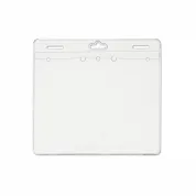 4-1/4inx3-2/3in reusable and recyclable name tag holders that are easy to fill