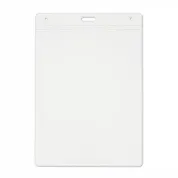 4-1/4inx6in reusable and recyclable name tag holders that are easy to fill