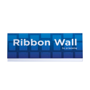 6inch x 16inch clear sign holder for badge ribbon rack