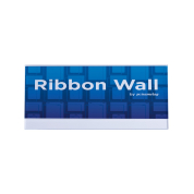 4inch x 8inch clear sign holder for badge ribbon rack
