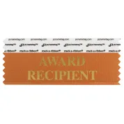 SAWRECMGO_01 Caramel Award Recipient badge ribbon