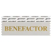 SBENESIGO_01 silver benefactor badge ribbon