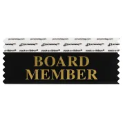 4" x 1-5/8" BOARD MEMBER Badge Ribbon