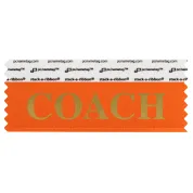 SCOACORGO_01 orange coach badge ribbon
