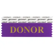 SDONOVIGO_01 violet donor badge ribbon