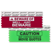 fun name tag ribbons for event badges