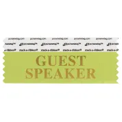 SGUSPLGGO_01 light green guest speaker badge ribbon