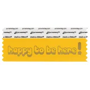 SHTBHGOGO_01 happy to be here badge ribbon