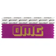 SOMGXBEGO_01 Berry OMG badge ribbon, fun badge ribbon