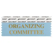 SORCOCOGO light blue Organizing Committee badge ribbon