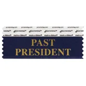 4" x 1-5/8" PAST PRESIDENT Badge Ribbon