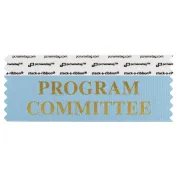 4" x 1-5/8" PROGRAM COMMITTEE Badge Ribbon