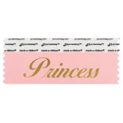 SPRINPIGO_01 pink princess badge ribbon