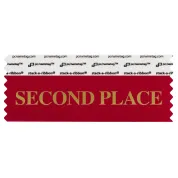 SSEPLREGO red badge ribbon with second place in gold lettering