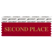 SSEPLREGO red badge ribbon with second place in gold lettering