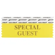 SSPGUCAGO Canary yellow badge ribbon with Special Guest in gold lettering