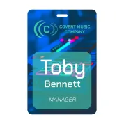 3.75 inch x 5.5 inch full color employee badge