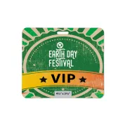 4.25 inch x 3.67 inch biodegradable festival badge