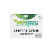 4"x 3" biodegradable Event Badge