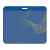 4.25 inch x 3.67 inch event badge with pocket for a name tag