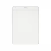 4-1/4" x 6" Biodegradable PVC Name Tag Holder, Slot