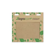 4x3 preprinted paper badge holder