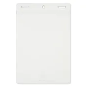 4-1/4" x 6" Vertical Name Tag Holder with two Slots