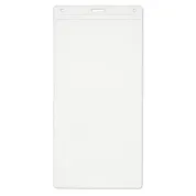 4" x 8" Vertical Vinyl Name Tag Holder, Slot