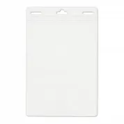 3-5/8" x 5-1/2" Vertical EZ Stuff® Vinyl Name Tag Holder, Double Slotted