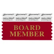S3BOMEREGO_01 red board member badge ribbon