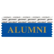 4" x 1-5/8" ALUMNI Badge Ribbon
