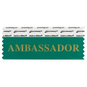 SAMBATEGO_01 teal ambassador badge ribbon