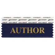 SAUTHNAGO_01 navy author badge ribbon