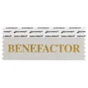 SBENESIGO_01 silver benefactor badge ribbon