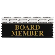 4" x 1-5/8" BOARD MEMBER Badge Ribbon