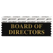 4" x 1-5/8" BOARD OF DIRECTORS Badge Ribbon