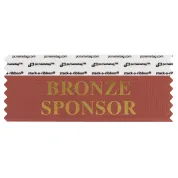 SBRSPMOGO_01 mocha bronze sponsor badge ribbon