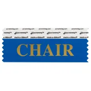 4" x 1-5/8" CHAIR Badge Ribbon