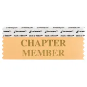 SCHMEPEGO_01 peach chapter member badge ribbon