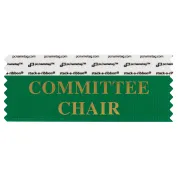 4" x 1-5/8" COMMITTEE CHAIR Badge Ribbon