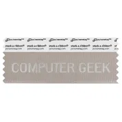 SCOGEGYSI_01 gray computer geek badge ribbon
